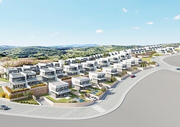 New build villas in finestrat in Maisons de Mer