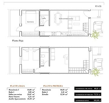 Maisons de ville à gran alacant in Maisons de Mer