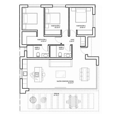 Villa à monforte del cid in Maisons de Mer