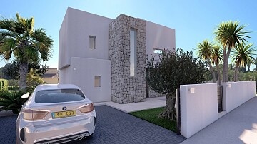 Villa moderne avec vues sur mer sur la côte de moraira in Maisons de Mer