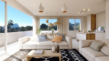 Villa moderne avec vues sur mer sur la côte de moraira in Maisons de Mer