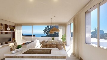Villa moderne avec vues sur mer sur la côte de moraira in Maisons de Mer