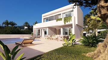 Villa moderne avec vues sur mer sur la côte de moraira in Maisons de Mer
